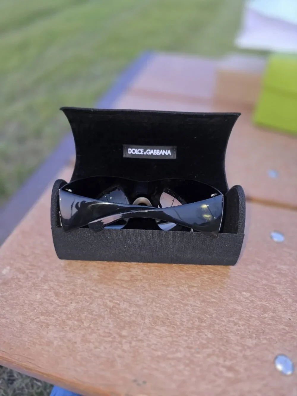 D&G Oversized Rhinestones Sunglasses